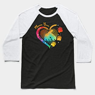 Mama Bear Color LGBT Baseball T-Shirt